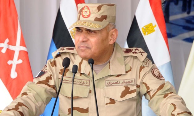 File - Defense Minister Sidky Sobhy 