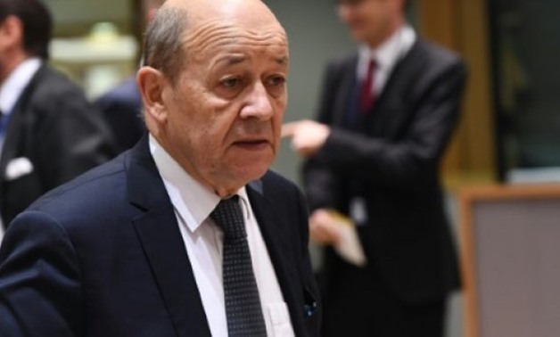 © AFP/File | France's Foreign Minister Jean-Yves Le Drian hit out at Iran over its perceived ambitions in Syria