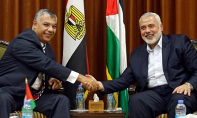FILE – Head of the political bureau of Hamas Ismail Haniyeh