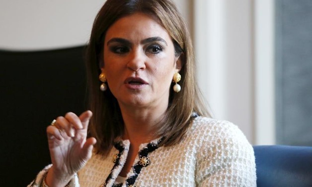 International Cooperation Minister Sahar Nasr talks during an interview with Reuters in Cairo, Egypt, December 8, 2015. Egypt expects to receive $1.5 billion from the World Bank and African Development Bank by year-end to support the budget and could disc