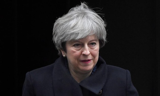 FILE - British Prime Minister Theresa May