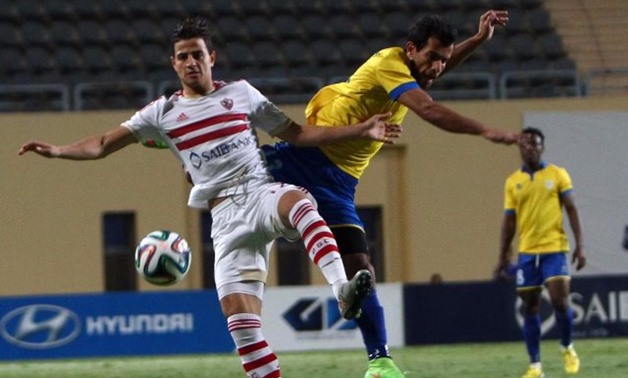 FILE - Zamalek vs Al-Ismaily in a previous game 