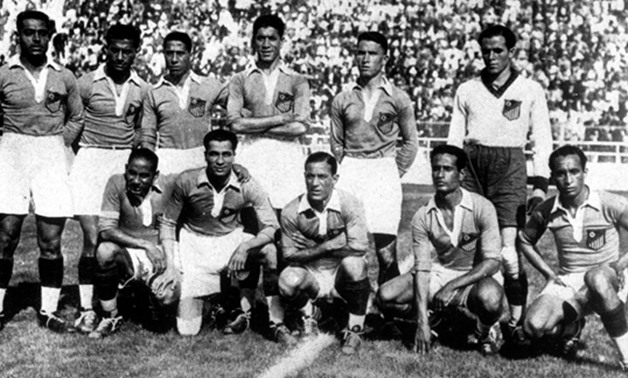 Egypt national team before Hungary game at 1934 World Cup  -  Bigsoccer.com