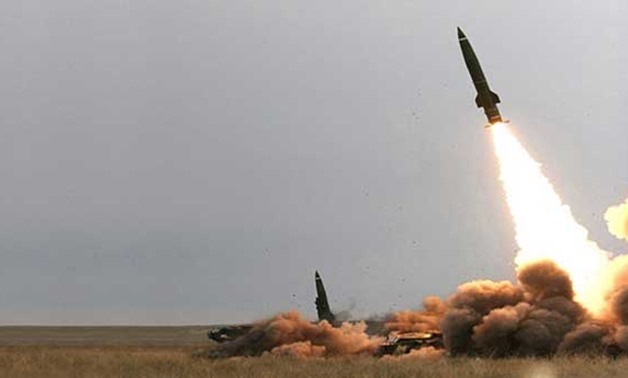File- Houthis launch ballistic missile toward Riyadh - Press Photo