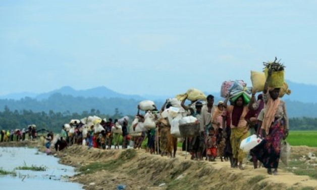 © AFP/File / by Annie BANERJI, Redwan AHMED | The worst bouts of violence have subsided but Rohingya continue to flee, the UN says
