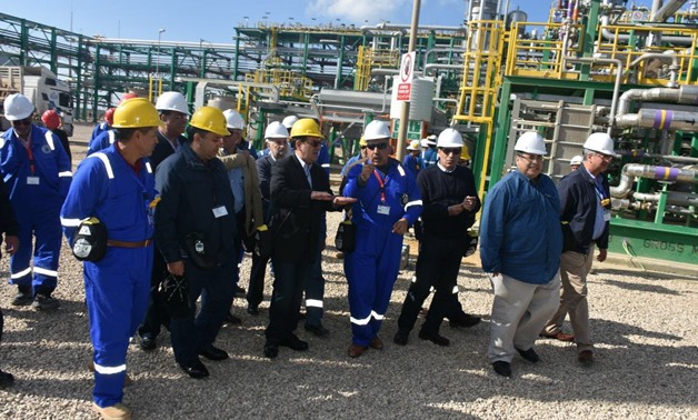 Petroleum Minister Tarek el-Molla during the official operation of Zohr gas field – Press photo 