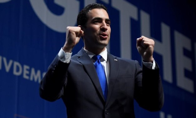 FILE PHOTO - Ruben Kihuen, candidate for United States Representative, NV 4th District speaks at the Nevada state democratic election night event in Las Vegas, Nevada, U.S. November 8, 2016. REUTERS/David Becker