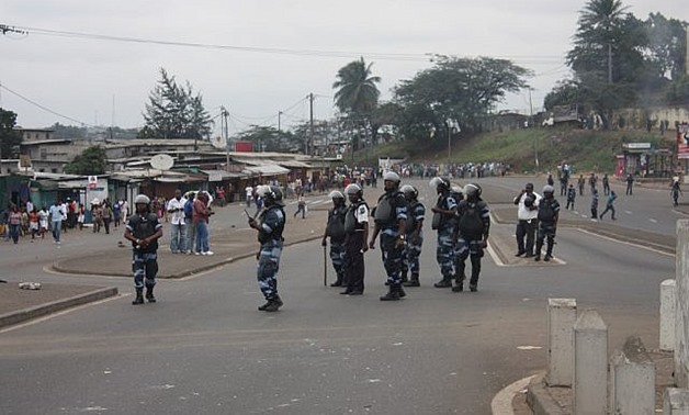 Police in Libreville, Gabon, in 2009. (illustrative photo: CC BY-SA, Bruno Ben MOUBAMBA, Flickr)
