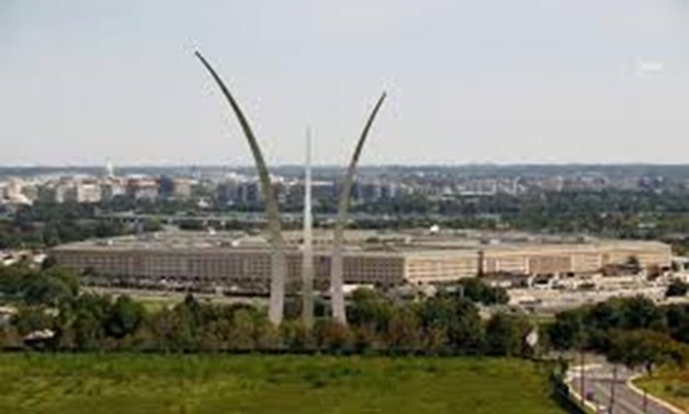 The Pentagon is shown with the Air Force Memorial in the foreground in Arlington, Virginia, U.S., September 11, 2017. REUTERS/Joshua Roberts
