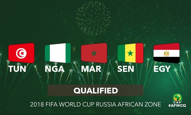CAF Congratulates Egypt, Four Other Africa's 2018 World Cup Teams – Courtesy of CAFonline.com