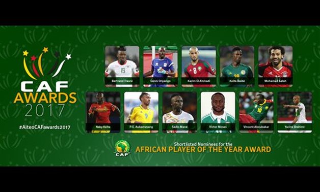 Shortlists for African player of the year – Courtesy of CAFonline.com