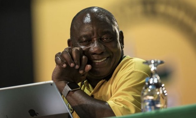 © Gulshan Khan, AFP | South African Deputy President and ANC Presidential candidate Cyril Ramaphosa looks on as he attends a plenary meeting at the NASREC Expo Centre during the 54th ANC national congress on December 17, 2017 in Johannesburg.
