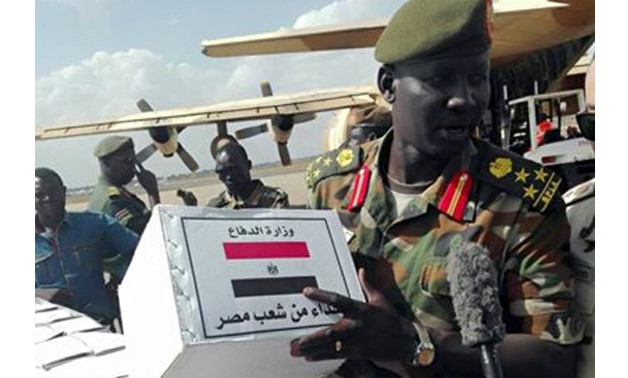 Egypt aid to South Sudan - press photo
