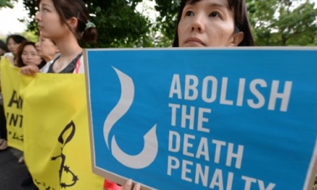 Despite repeated protests from European governments and human rights groups the death penalty has overwhelming public support in Japan - AFP/File 