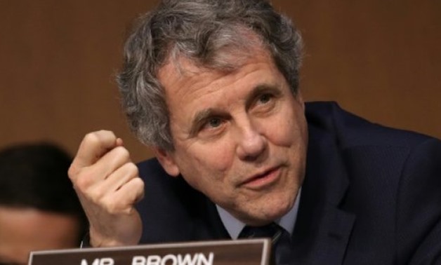 © GETTY IMAGES NORTH AMERICA/AFP | Senator Sherrod Brown (D-OH) led the charge against Donald Trump's nomination of Scott Garrett to head the Export-Import Bank
