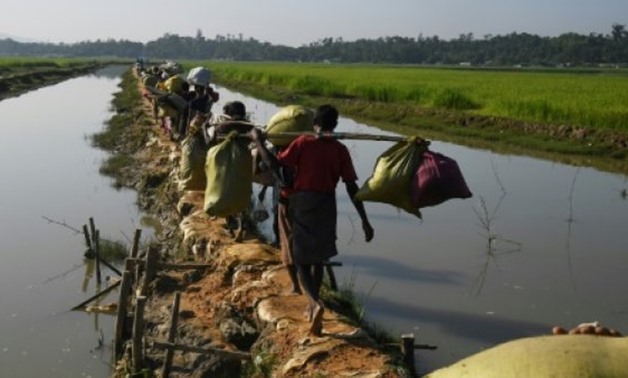 © AFP/File | Some 655,000 Rohingya have fled over the border to Bangladesh