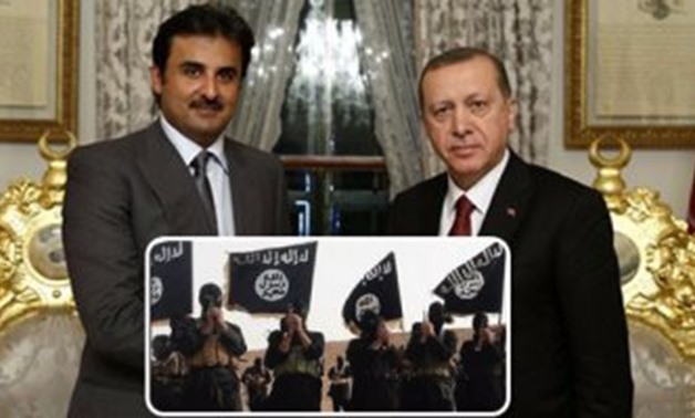 FILE – Tamim and Recep Tayyip Erdogan