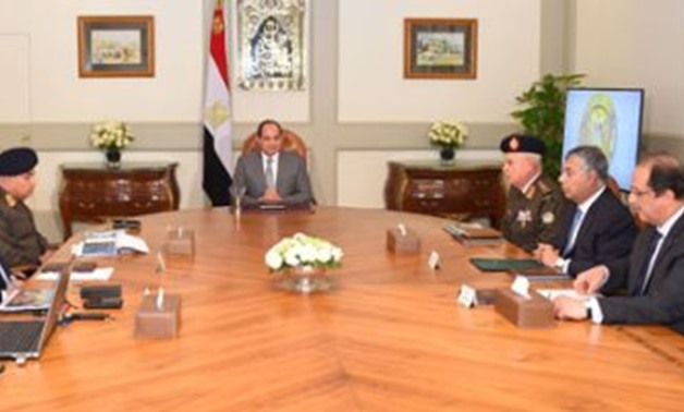 Sisi receives a comprehensive report on security status on Sinai, December 20, 2017 – Egypt Today  