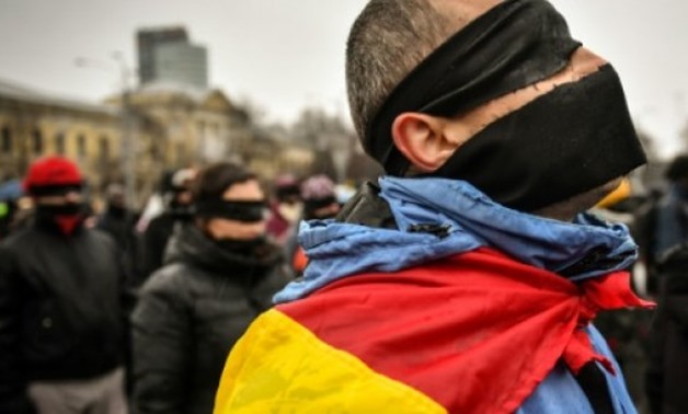 © AFP | Thousands of Romanians have protested against the judicial reforms in recent weeks
