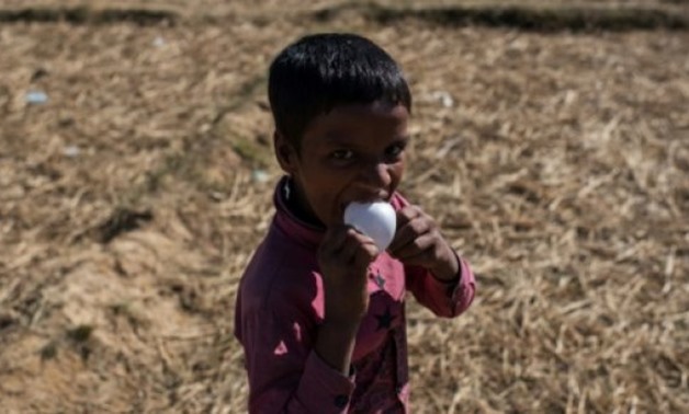 © AFP/File | A Rohingya boy at a refugee camp in Bangladesh, where the UN has warned of a "public health crisis"
