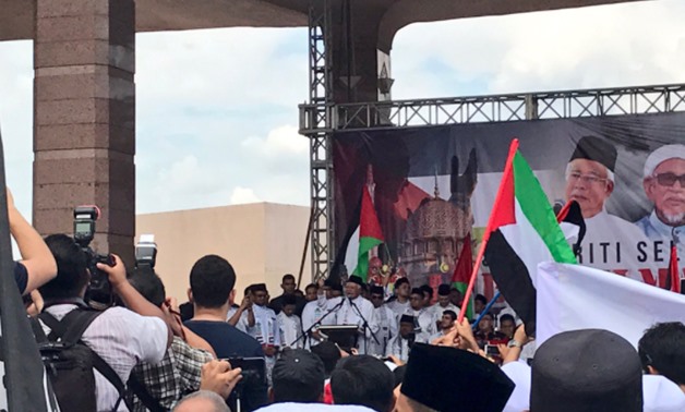 Malaysian PM holds demonstrations in solidarity with Palestine - CC Twitter