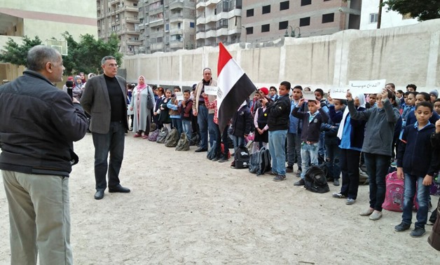 FILE -Students at Egyptian school 
