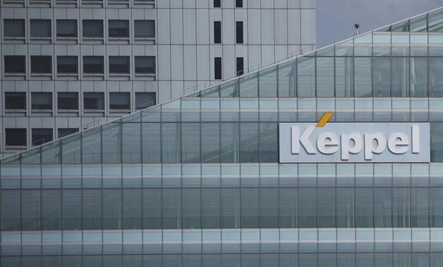 A Keppel Corporation logo in the central business district of Singapore February 22, 2016. REUTERS/Edgar Su
