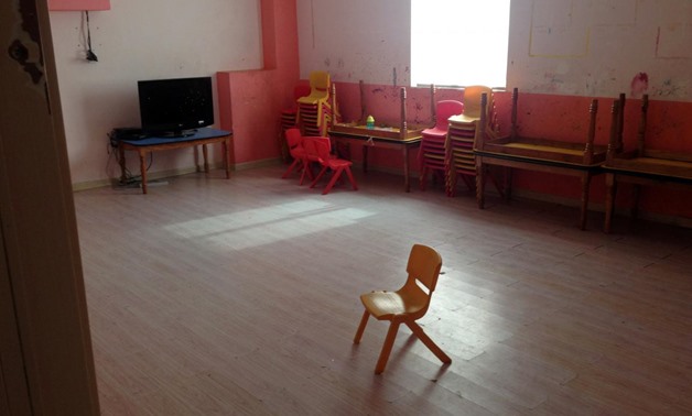 A room that used to house Sunday School classes is pictured at a church in Wenzhou, Zhejiang province, China December 18, 2017. REUTERS/Christian Shepherd