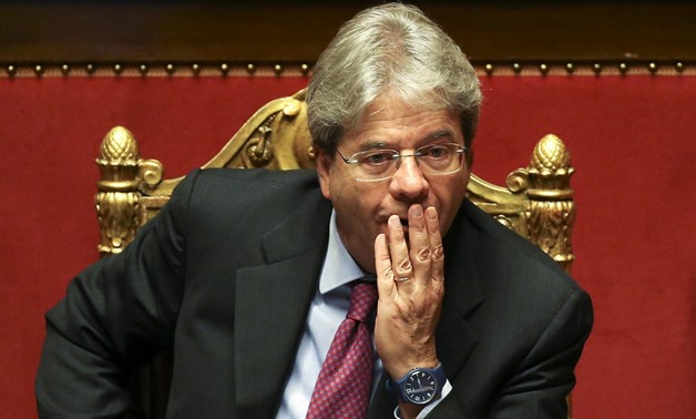 Italy's Foreign Minister Paolo Gentiloni attends at Senate in Rome, Italy, April 5, 2016. REUTERS/Alessandro Bianchi/File Picture