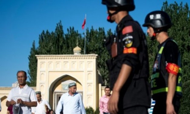 AFP/File | Analysts say Beijing's repressive policies in Xinjiang have engendered riots and terrorist attacks by members of the mostly Muslim Uighur ethnic minority that calls the area home, although China disputes the claim