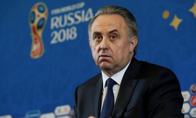 Soccer Football - 2018 FIFA World Cup Draw Press Conference - State Kremlin Palace, Moscow, Russia - December 1, 2017 Deputy Prime Minister of Russia Vitaly Mutko during the press conference - REUTERS/Sergei Karpukhin