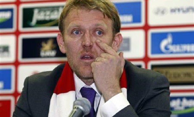 Robert Prosinecki, newly appointed coach of Red Star Belgrade soccer club answers questions during the news conference in Belgrade December 9, 2010
