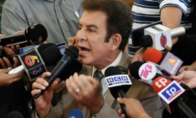 © AFP/File | Opposition candidate Salvador Nasralla had bitterly disputed the results of last month's election
