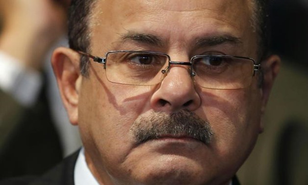 FILE - Egypt's Interior Minister Magdy Abdel Ghaffar