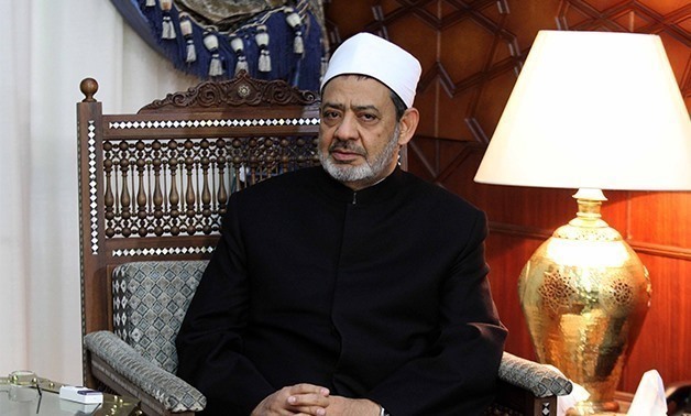 The Grand Imam of Al-Azhar strongly condemns the  terrorist attack that targeted the church of Martyr Mina in Helwan on Friday - File photo 