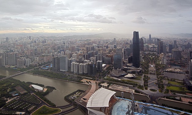 Guangzhou china city skyline dusk panorama 2011 – Wikimedia 
