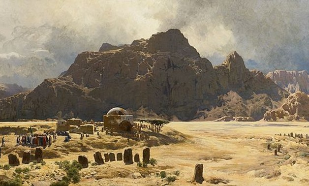Sinai landscape with Jebel El Deir – Wikimedia/Carl Scheme 