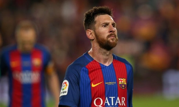 Spanish Liga Santander - Nou Camp, Barcelona, Spain – May 21, 2017, Barcelona's Lionel Messi looks dejected after the match - Reuters/Albert Gea 