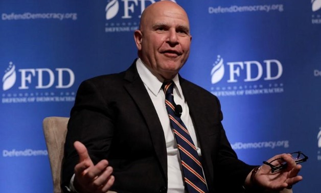 H.R. McMaster speaks at the FDD National Security Summit in Washington, U.S., October 19, 2017. REUTERS/Yuri Gripas
