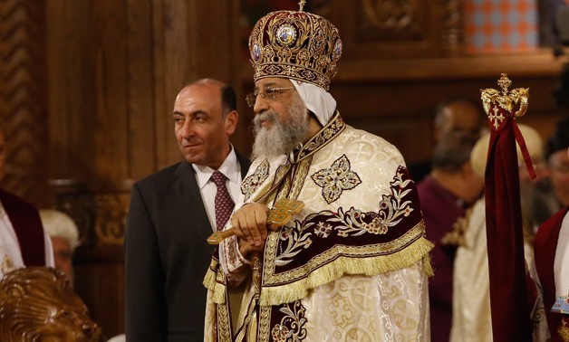 Pope Tawadros II leads the Christmas mass in the new Administrative Capital – Egypt Today