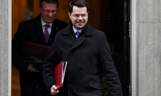AFP/File | Britain's Northern Ireland Secretary James Brokenshire, who resigned on January 8, 2018, has hosted repeated unsuccessful negotiations between republicans Sinn Fein and the Democratic Unionist Party to form a power-sharing executive in the prov