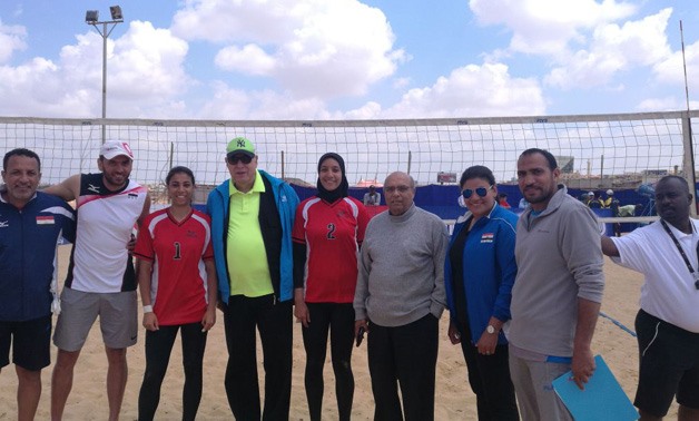 Egyptian beach volleyball team - YOUM7