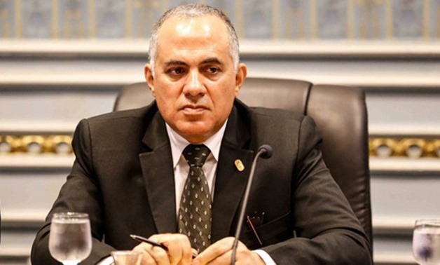 FILE - Egyptian Minister of Water Resources and Irrigation Mohamed Abdel-Aty