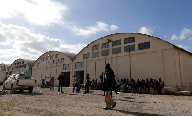 Migrants are seen at a detention centre run by the Interior Ministry of Libya's eastern-based government, in Benghazi, Libya January 11, 2018 - Reuters
