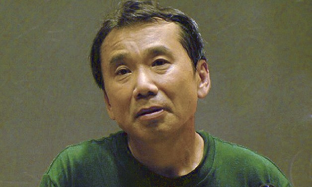 Photograph of Haruki Murakami from Wikimedia Commons, edited, January 12, 2018 –wakarimasita/Wikimedia Commons