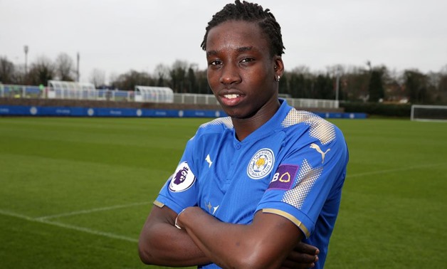 Fousseni Diabate with Leicester City’s jersey, Courtesy of Leicester City official website
