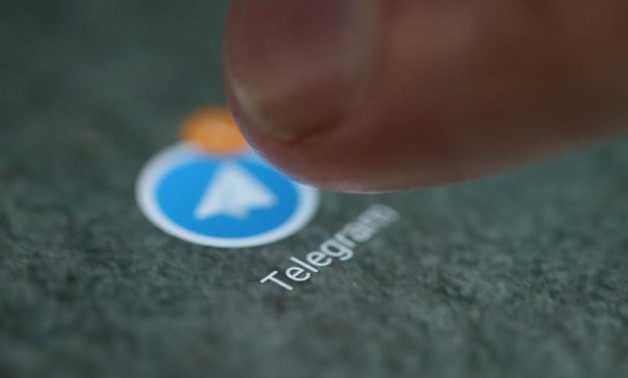 The Telegram app logo is seen on a smartphone in this picture illustration taken September 15, 2017. REUTERS/Dado Ruvic/Illustration
