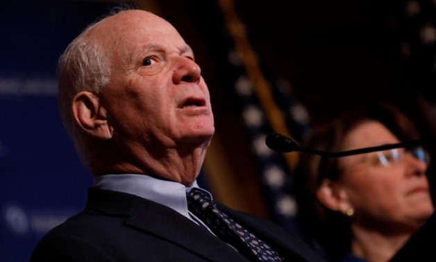 FILE PHOTO: Senator Ben Cardin (D-MD) speaks at a press conference on the need for increased government transparency at the Capitol in Washington, D.C., U.S. March 15, 2017. REUTERS/Aaron P. Bernstein
