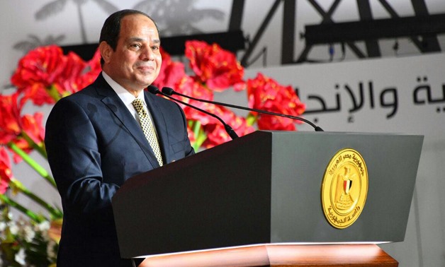 Sisi said the three-day event offered a real opportunity to review the achievements made in Egypt over the past four years – Press photo