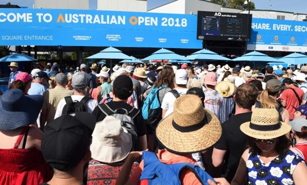 The international tourists were in Melbourne for the Australian Open. Picture: AFP